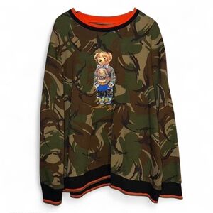 Polo Ralph Lauren Country Sportsman Camouflage Crewneck Sweater Mens 3XL